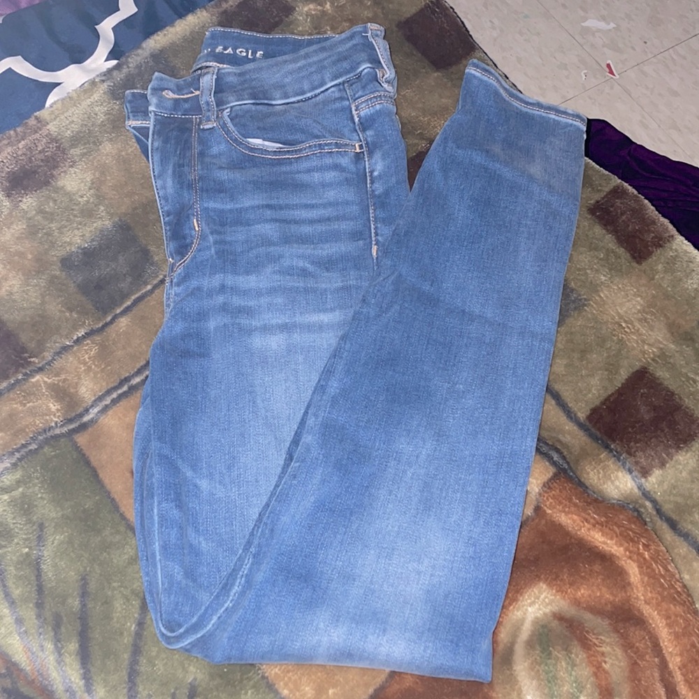 american eagle, size 4, color light blue